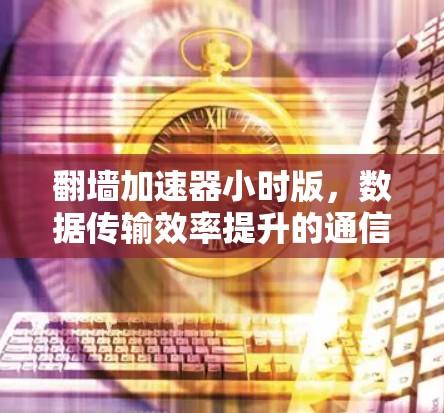 翻墙加速器小时版，数据传输效率提升的通信工程师必选工具
