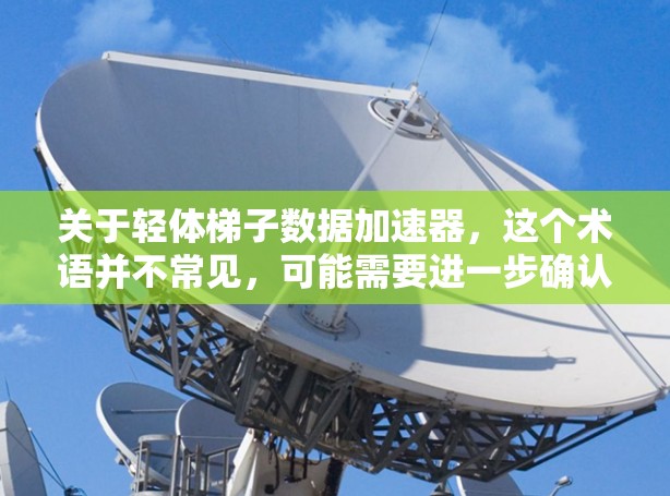 关于轻体梯子数据加速器，这个术语并不常见，可能需要进一步确认其具体含义。以下是几种可能的解释