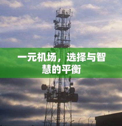 一元机场，选择与智慧的平衡