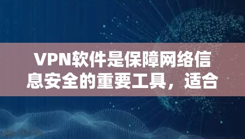 VPN软件是保障网络信息安全的重要工具，适合需要VPN服务的用户。以下是一些中国地区常用的VPN推荐软件，这些软件通常基于中国法律法规，安全可靠，适合中国用户使用