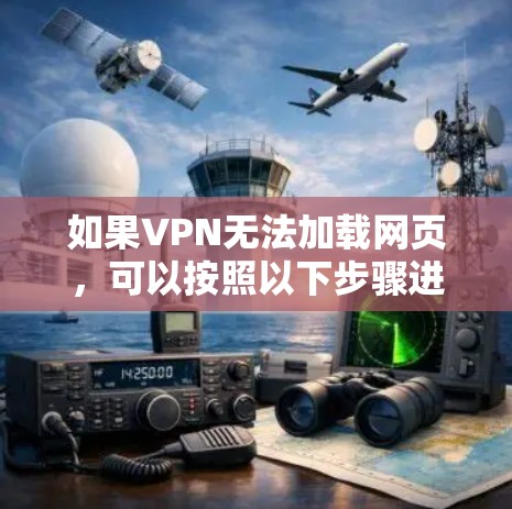 如果VPN无法加载网页,可以按照以下步骤进行处理 如果VPN无法加载网页,可以按照以下步骤进行处理